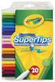 Marker Crayola Super Tip Washable Pk20