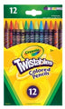 Pencil Coloured Crayola Twistable Pk12
