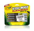 Markers Crayola W/B Visi Max D/Erase 4'S Black