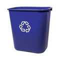 Bin Recycling Rubbermaid 26.6L Blue Medium