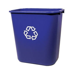 Bin Recycling Rubbermaid 26.6L Blue Medium