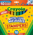 Marker Crayola Ultra Clean Washable Stampers Pk10