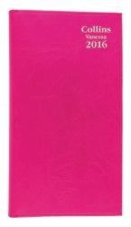 Diary Vanessa Colours Collins B6/7 Wto Landscape Assorted Purple/Pink/Blue/