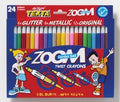 Crayons Texta Zoom Combo Orig/Met/Glit Pk24