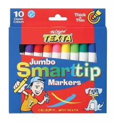 Marker Texta Smarttip Jumbo Pk10