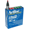 Marker Artline 370 Flipchart 4 Asst Cols Bx12