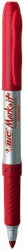 Marker Bic Mark-It Perm Fine Red