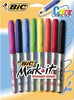 Marker Bic Mark-It Perm Fine Colour Collection Pk8