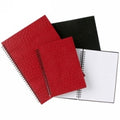 Croc Twin Wire Note Book Marbig A4 160Pg Red