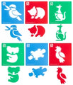 Stencil Ec Australian Animals 190X190Mm