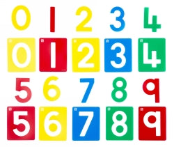 Stencil Ec Numbers 0-9 90X110Mm Set Of 10