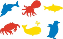 Stencil Ec Sea Life 190X190Mm Set Of 6
