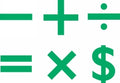 Paint Stamper Ec Maths Symbols Set Of 6