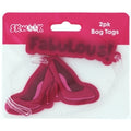 Bag Tags Skweek Rubber Pink Pk2