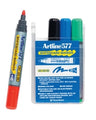 Artline Whiteboard Marker 577 2mm Bullet Nib Assorted - Wallet of 4