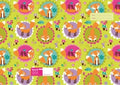 Book Jacket Spencil 9X7 Exercise Friendly Foxes