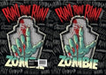 Book Jacket Spencil A4 Run Zombie Run