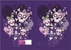 Book Jacket Spencil A4 Bow Skull