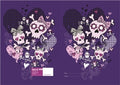 Book Jacket Spencil A4 Bow Skull