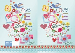 Book Jacket Spencil A4 Love & Peace