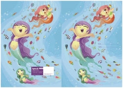 Book Jacket Spencil A4 Mermaids