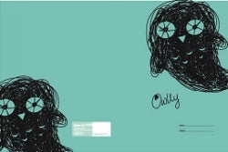 Book Jacket Spencil A4 Scruffs Owlly
