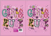 Book Jacket Spencil A4 Girls Rule