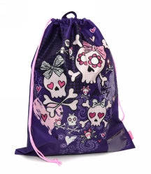 Bag Drawstring Spencil Bow Skulls