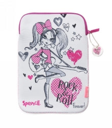 Ipad/Tablet Sleeve Spencil Rock & Roll Girl