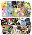 Book Jackets Spencil A4 Assorted Designs