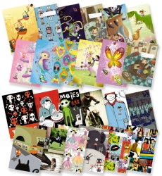 Book Jackets Spencil A4 Assorted Designs