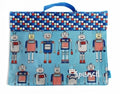 Library Book Bag Spencil 37X28Cm Robots