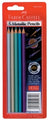 Pencil Coloured Faber Metallic 5 Colours