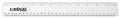 Ruler Celco 30Cm Clear Plastic