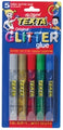 Glitter Glue Texta 10.5Ml Asst Col Pk5