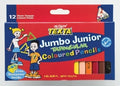 Pencil Coloured Texta Triangular Junior Jumbo 12'S