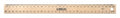 Ruler Celco 30Cm Wood Metric Drilled