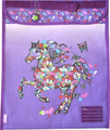 Homework Bag Spencil Flower Horse