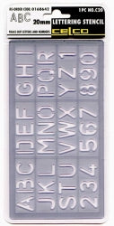 Stencil Celco C20 Lettering 20Mm