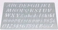 Stencil Celco Ci20 Italic 20Mm