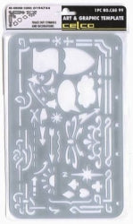 Stencil Celco Cag99 Arts/Graphics Template