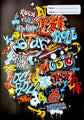 Book Jacket Spencil A4 Music Grafitti
