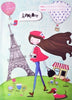 Book Jacket Spencil A4 Paris Girl