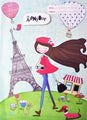 Book Jacket Spencil A4 Paris Girl