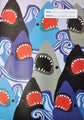 Book Jacket Spencil A4 Sharks