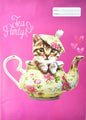Book Jacket Spencil A4 Teapot Cat