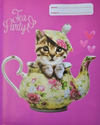 Book Jacket Spencil Exercise Teapot Cat