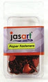 Paper Fastener Jasart Heart Silver Pk50