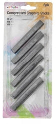 Pencils Artvibe Graphite Sticks Compressed Pack 6