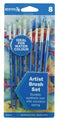 Paint Brush Reeves Watercolour Blue Handle Set 8